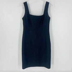 Tahari Navy Sheath Dress 6